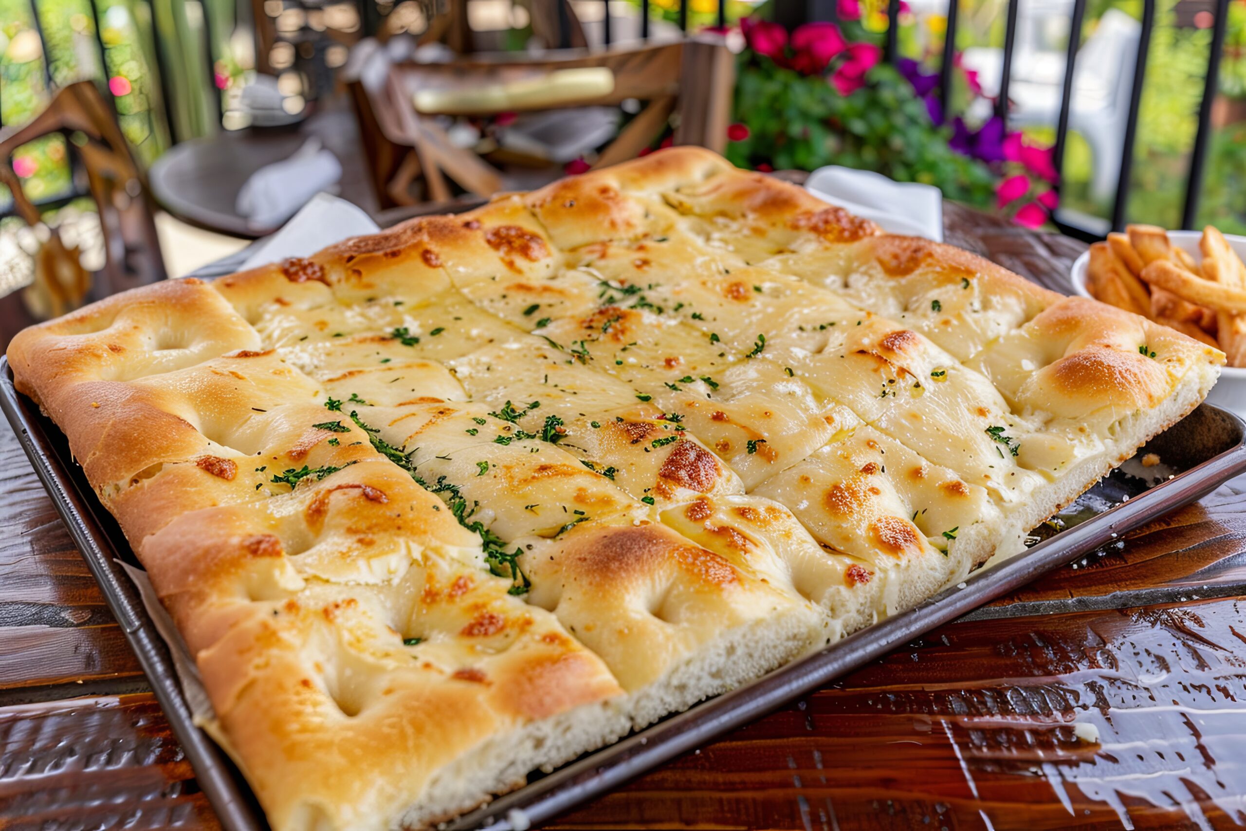 Golden Herb-Infused Focaccia