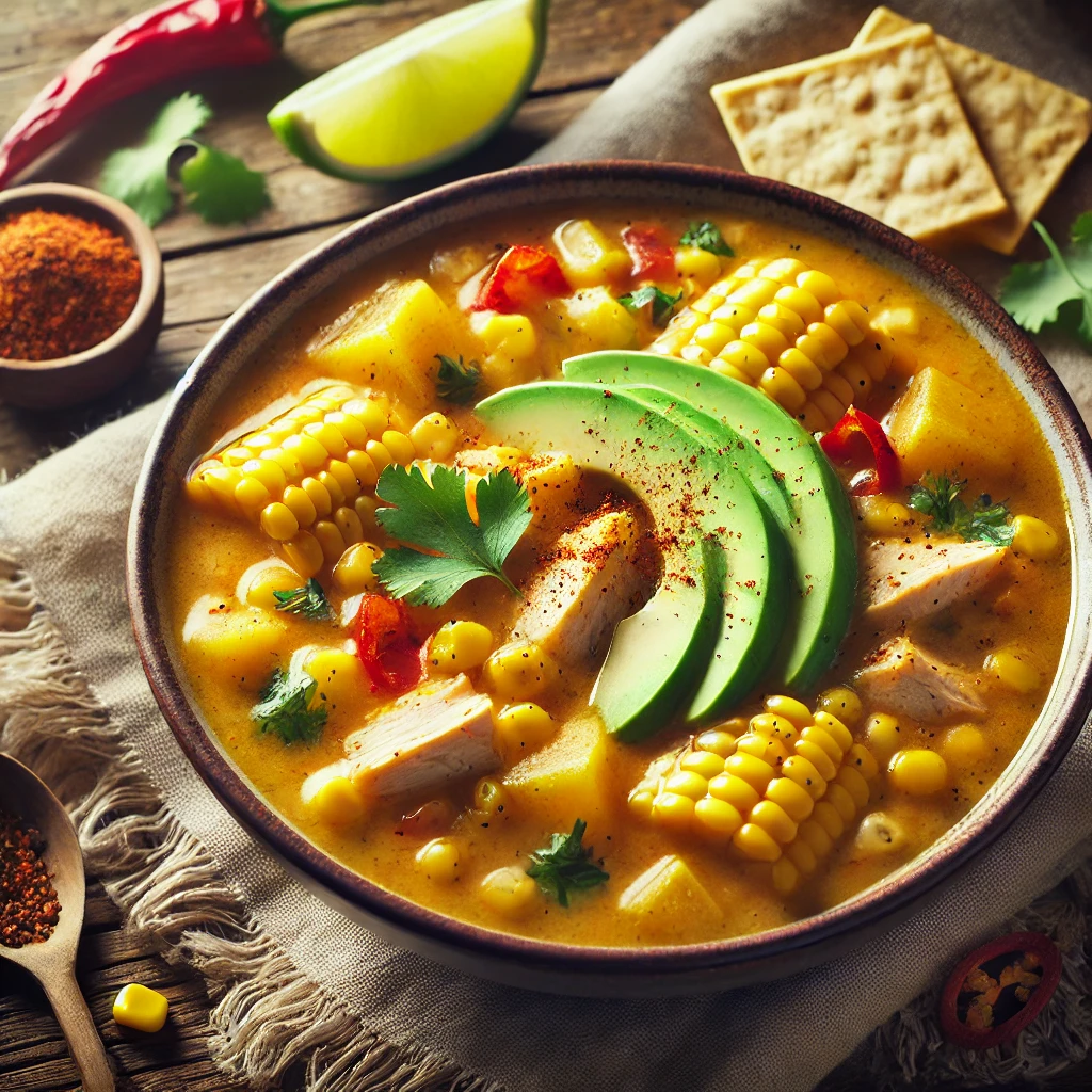 Southwest Chicken Corn Chowder