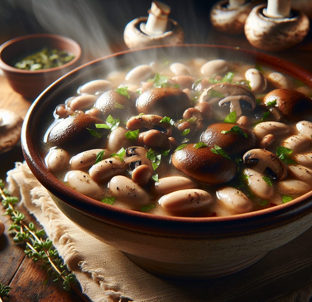 Cozy White Bean Mushroom Stew