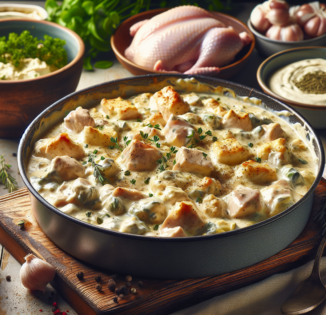 Creamy Low Carb Chicken Casserole