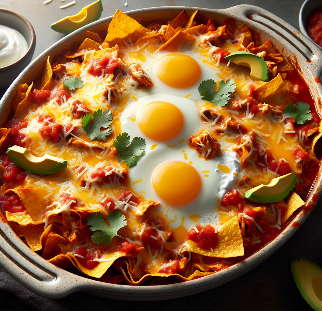 Chilaquiles Breakfast Casserole