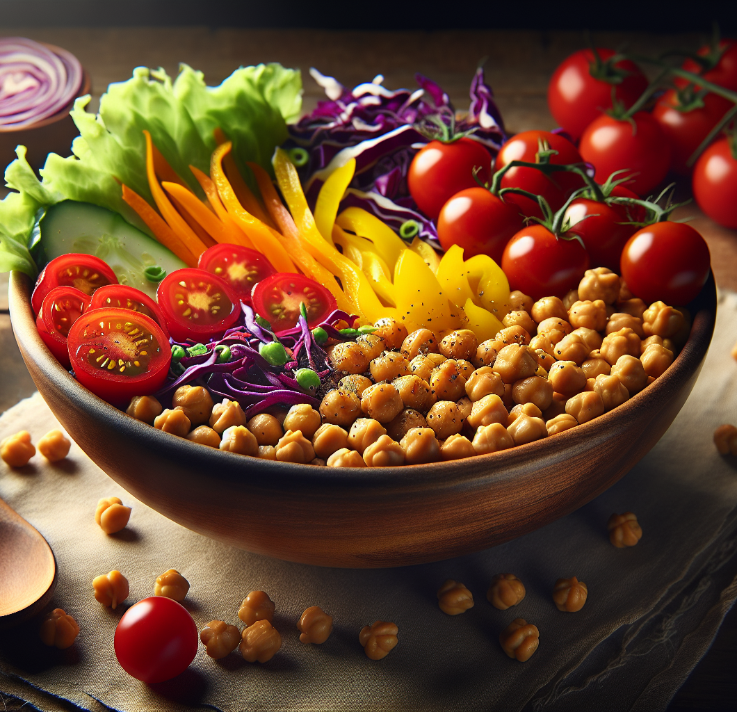 Roasted Chickpea & Veggie Bowl