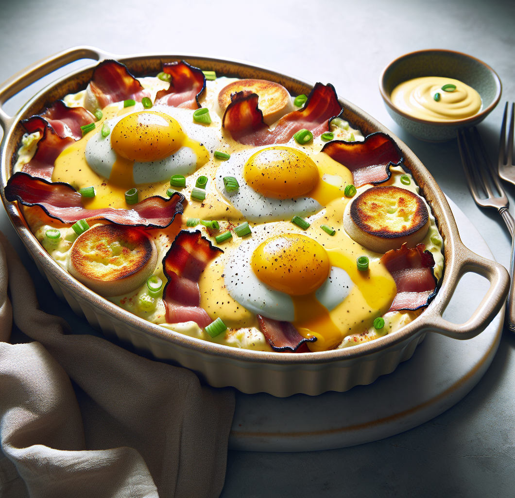 Overnight Eggs Benedict Casserole