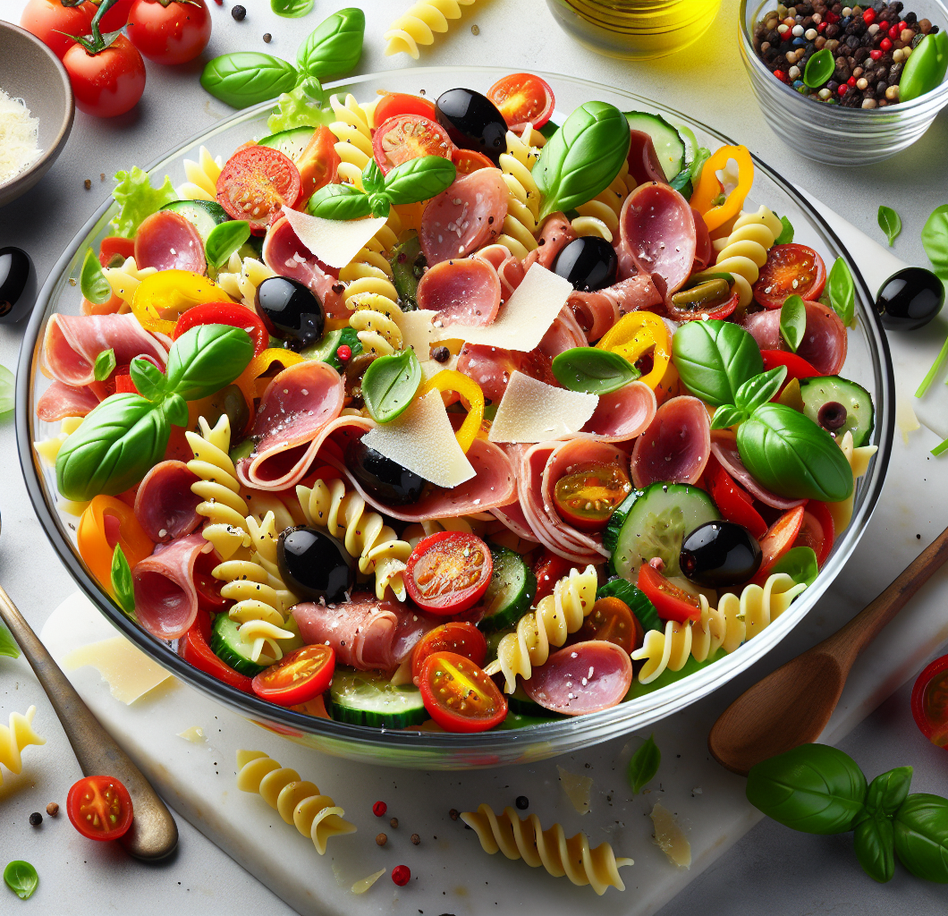 Easy Italian Antipasto Pasta Salad