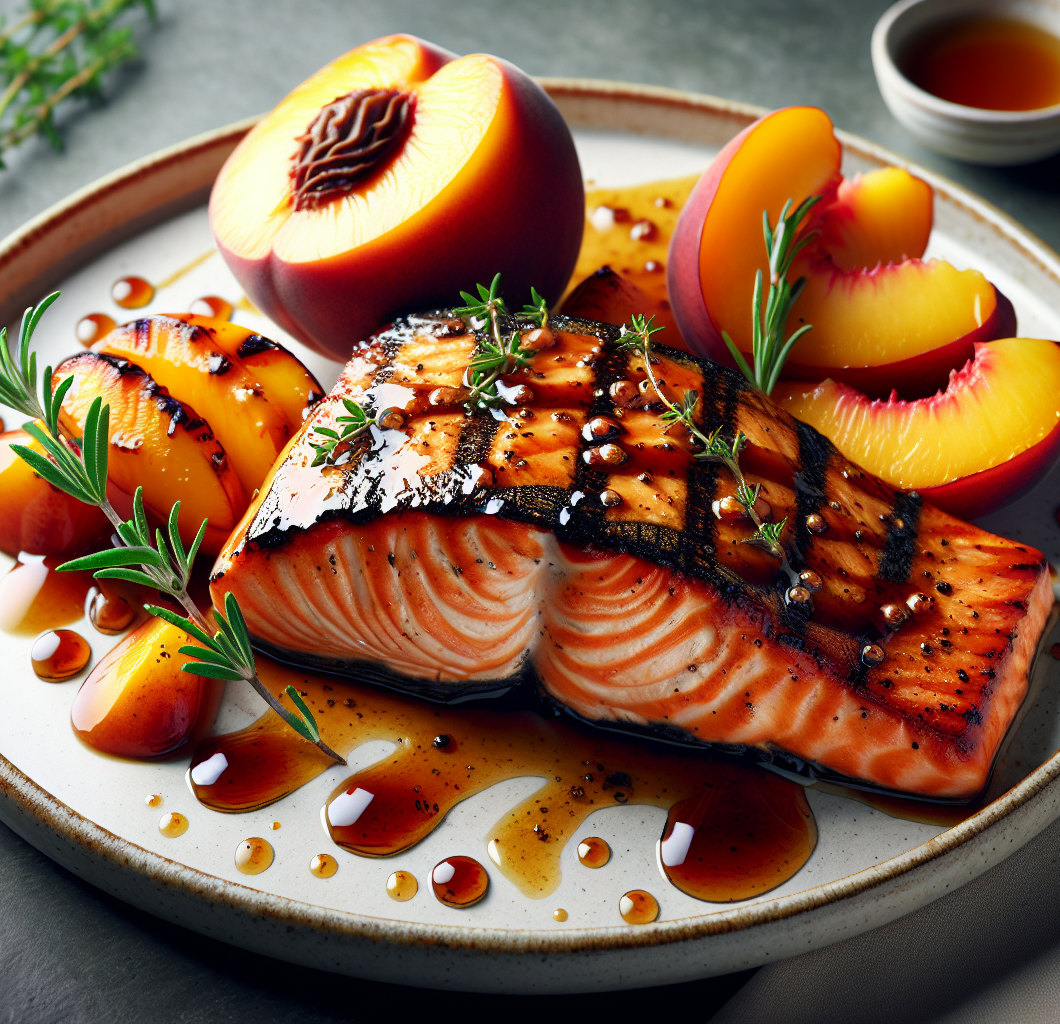 Bourbon Peach Salmon