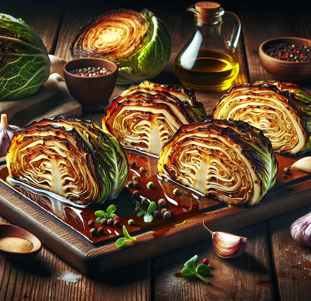 Oven Roasted Cabbage Steaks