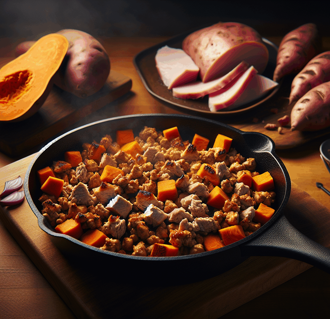 Ground Turkey Sweet Potato Skillet