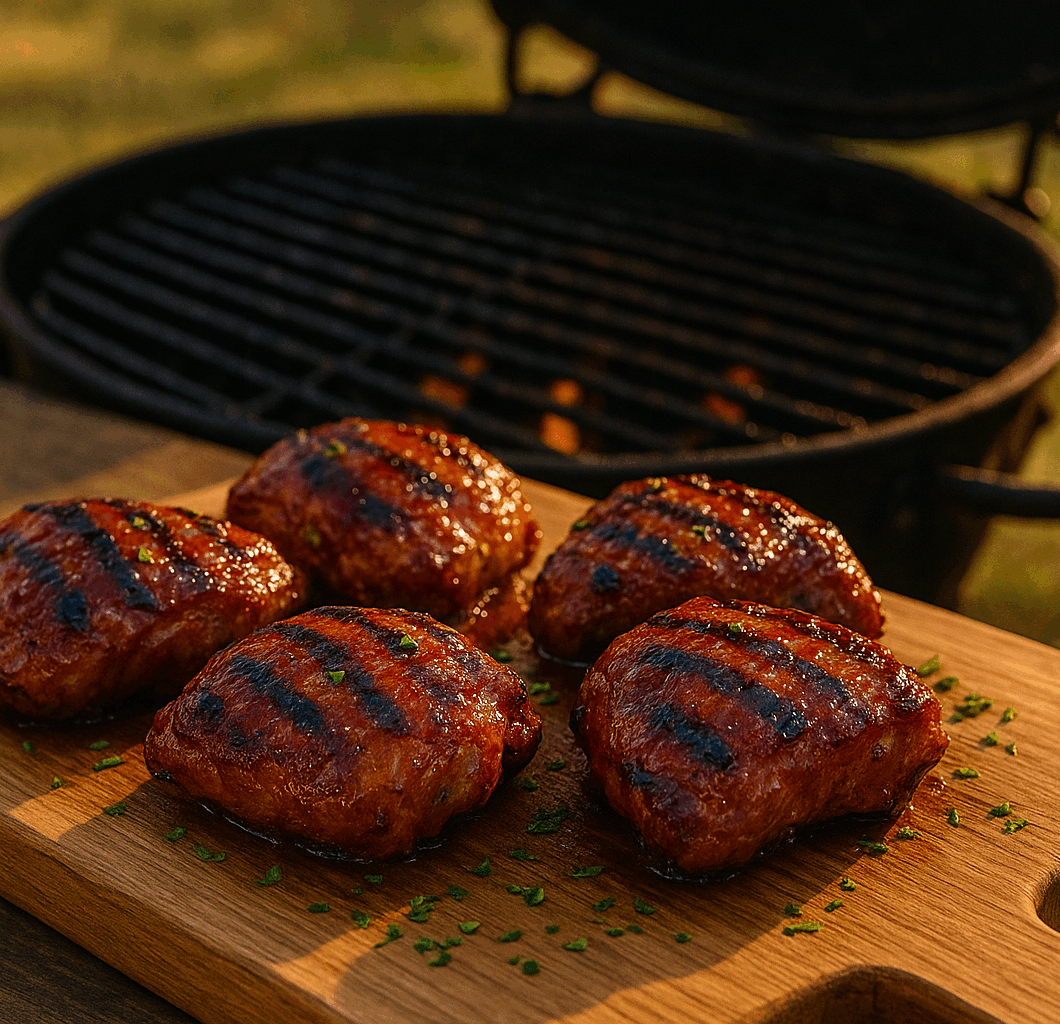 Grilled BBQ Chicken Thighs