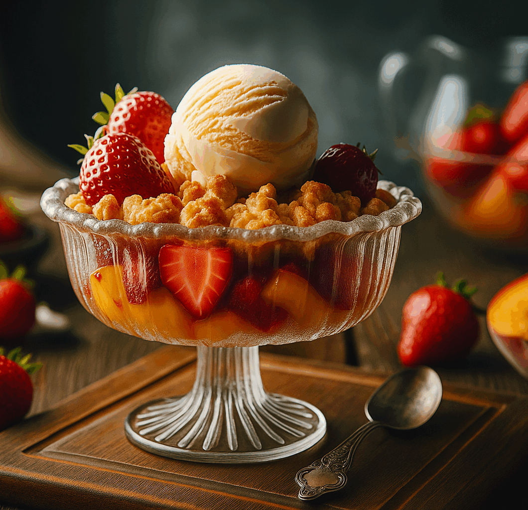 Strawberry Peach Crisp