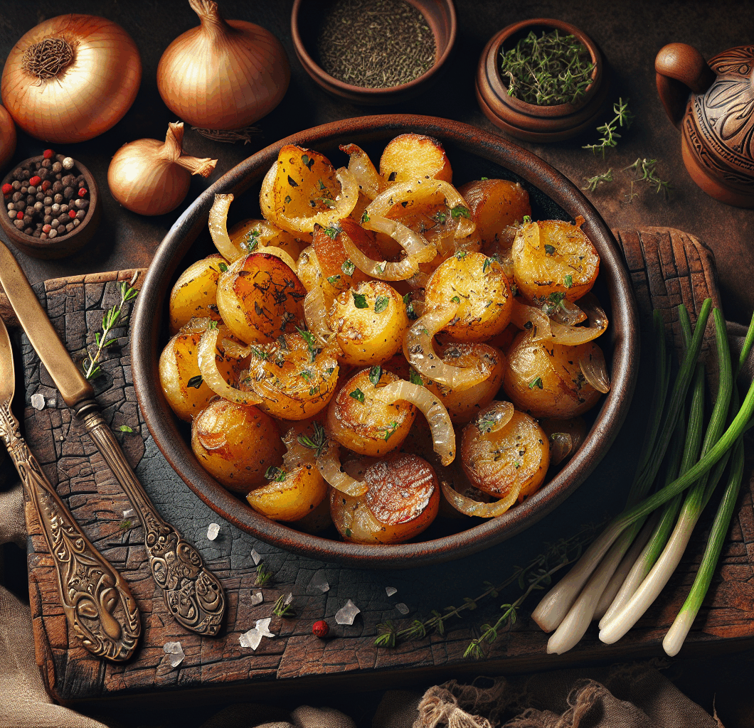 French Onion Potatoes