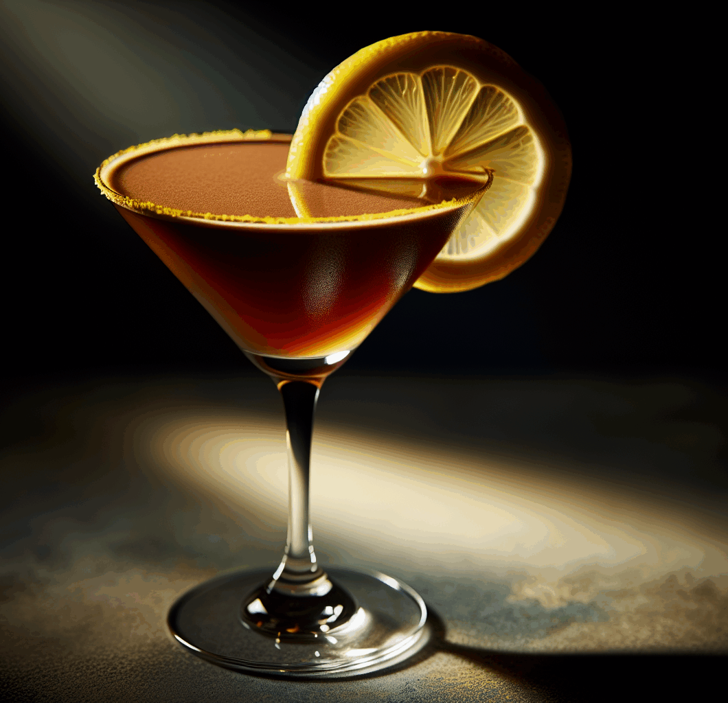 Chocolate Lemon Velvet Martini