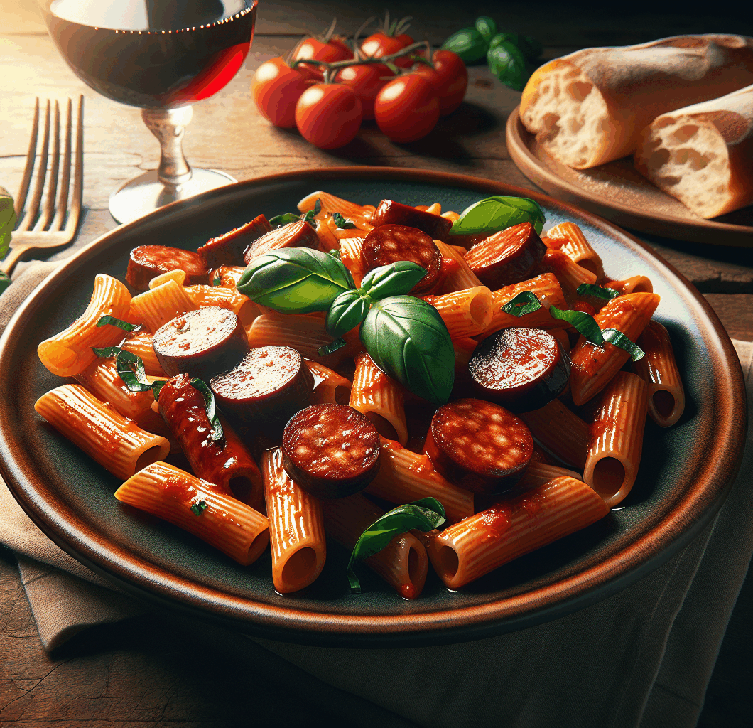Easy Italian Sausage Rigatoni Pasta