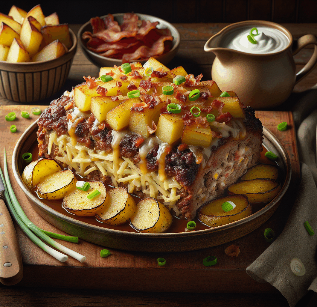 Ultimate Loaded Potato Meatloaf