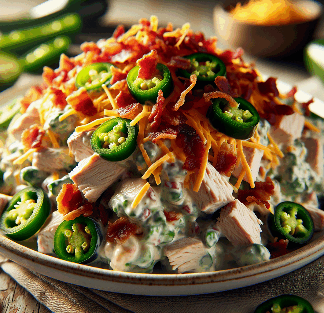 Jalapeño Popper Chicken Salad