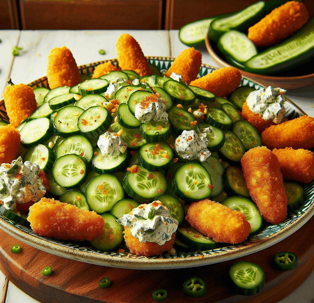 Jalapeño Popper Cucumber Salad