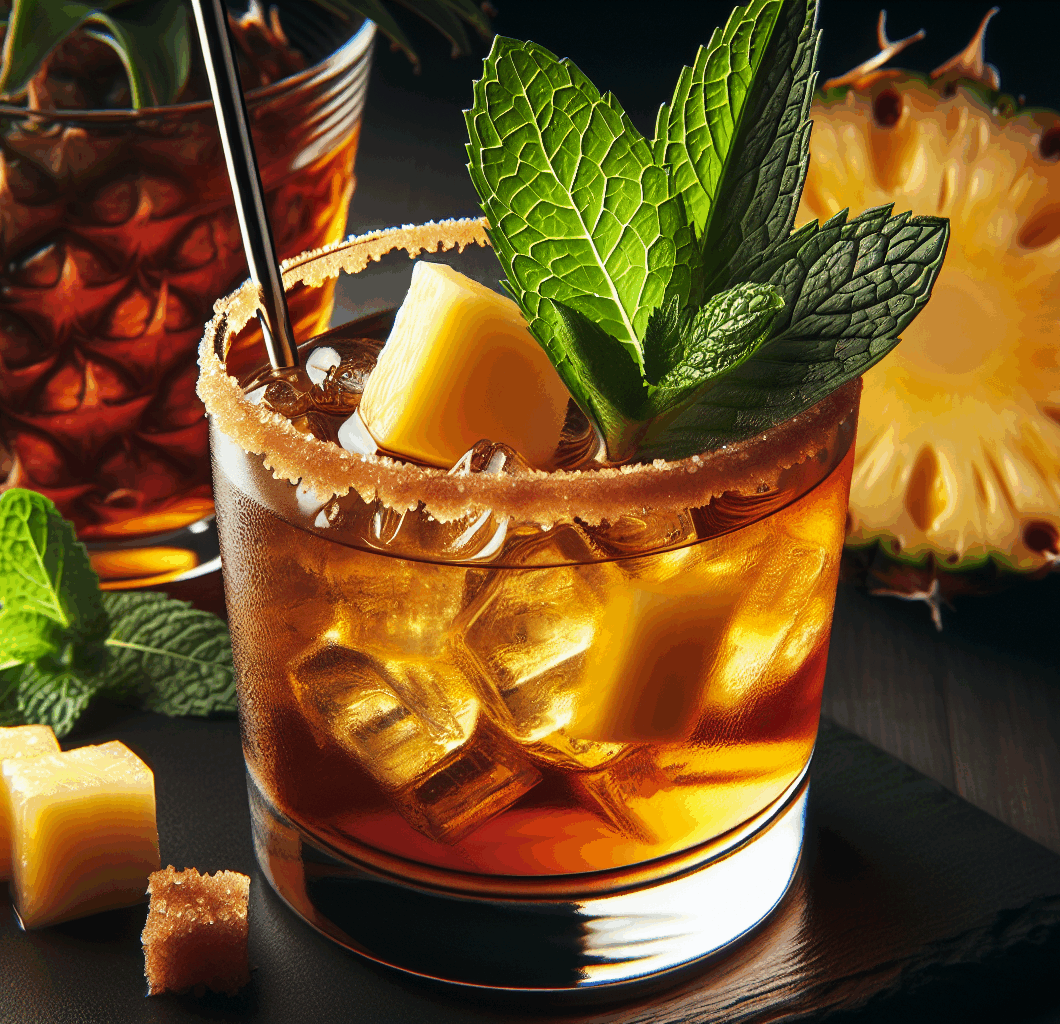 Bourbon Pineapple Smash