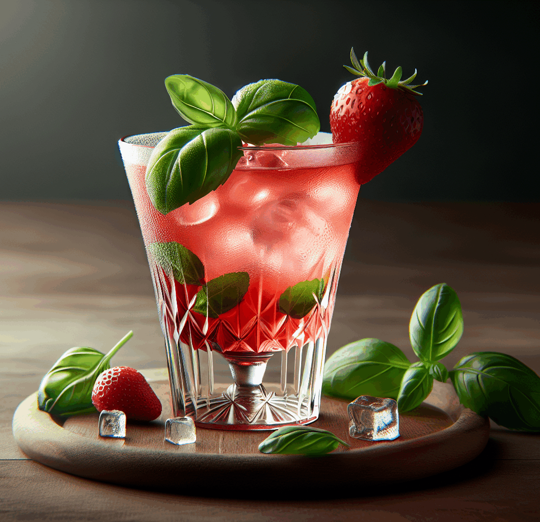Strawberry Basil Margarita