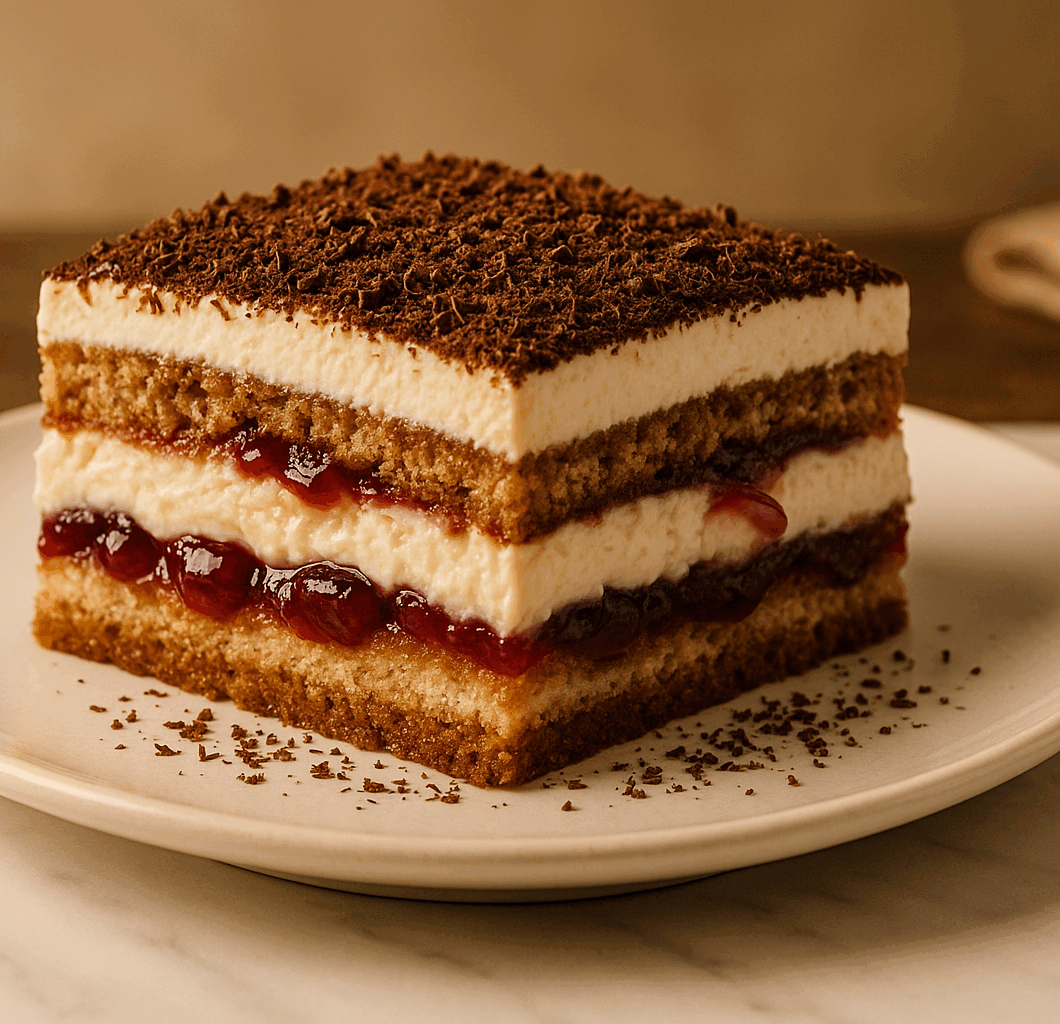 Cherry Amaretto Tiramisu
