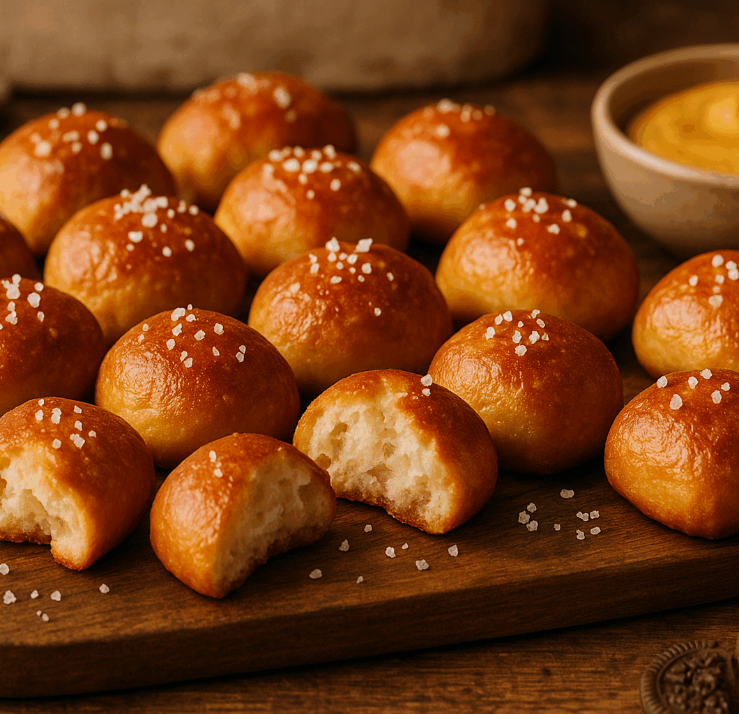 Homemade Soft Pretzel Bites
