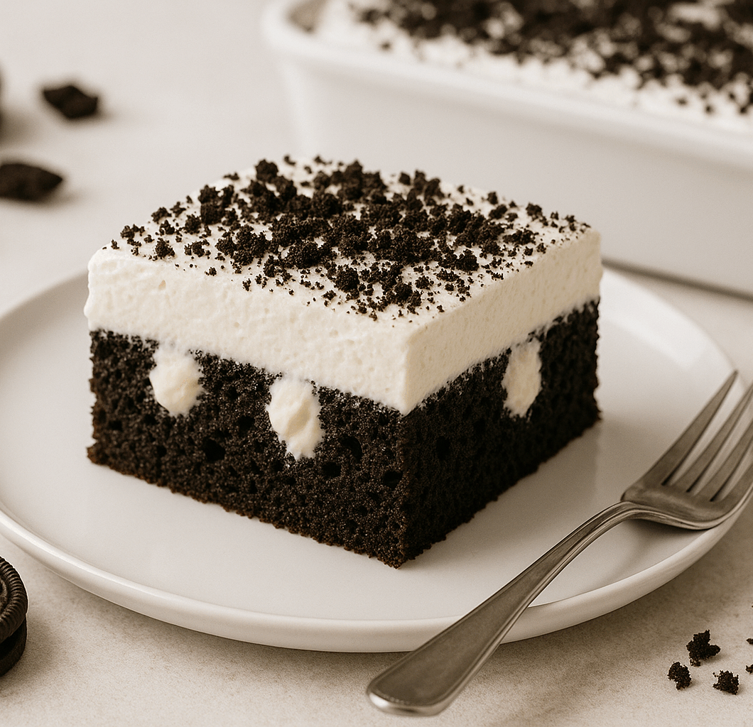 Oreo Poke Cake