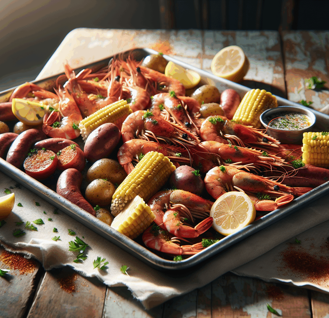 Sheet Pan Shrimp Boil