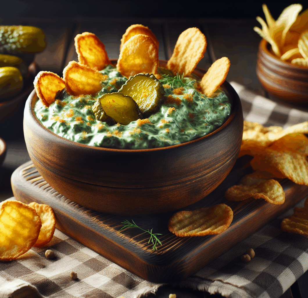 Fried Dill Pickle Dip