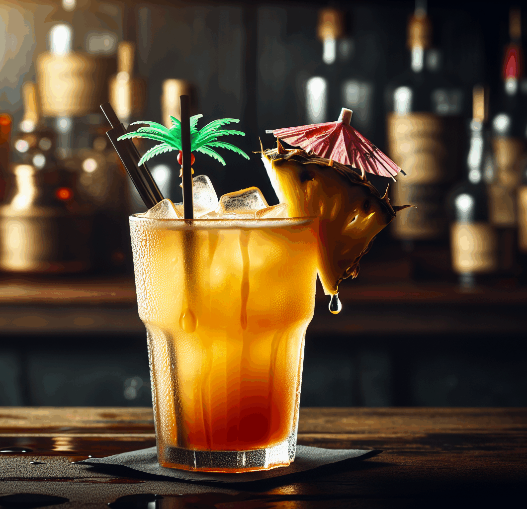 Drunken Monkey Rum Cocktail