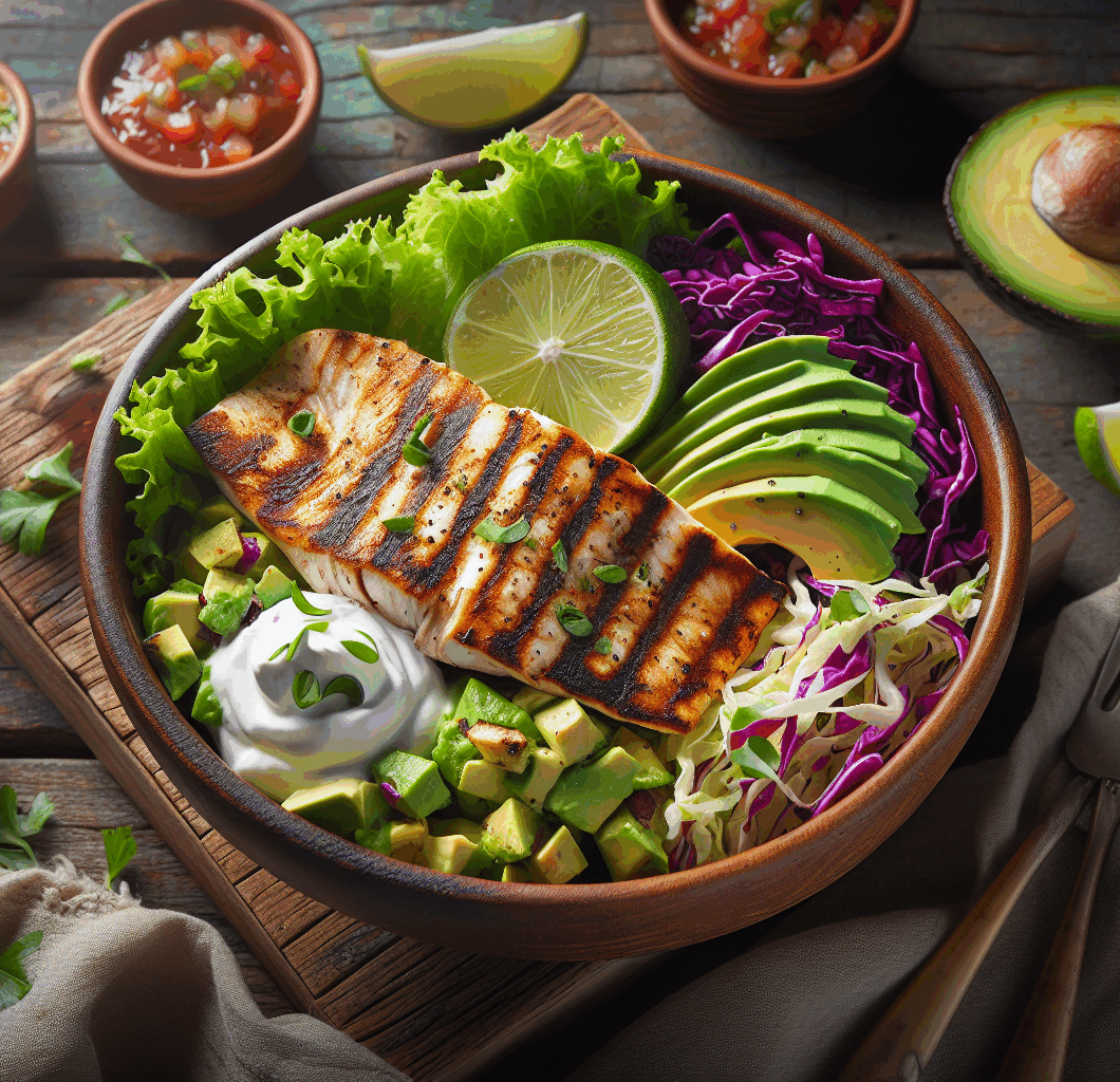 Low Carb Fish Taco Bowls