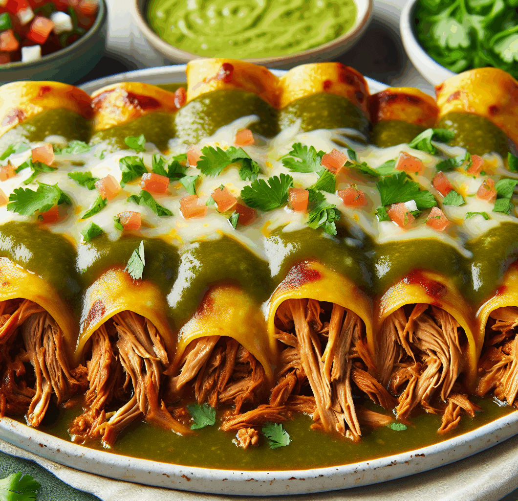 Pulled Pork Enchiladas