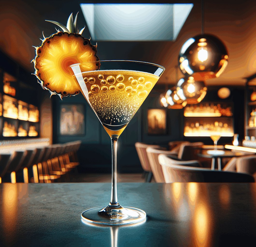 Pineapple Upside Down Martini