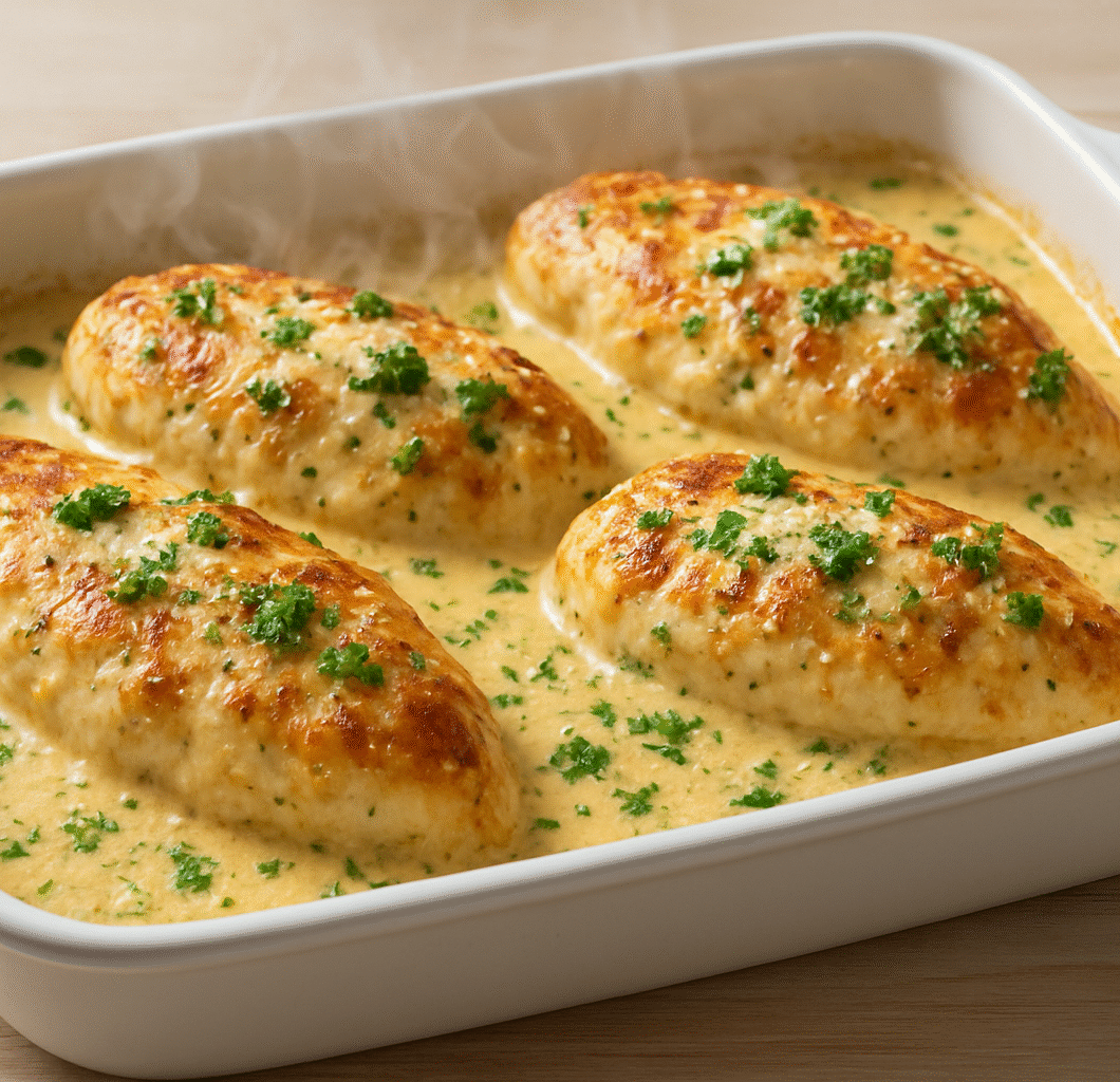 Melt in Your Mouth Caesar Chicken