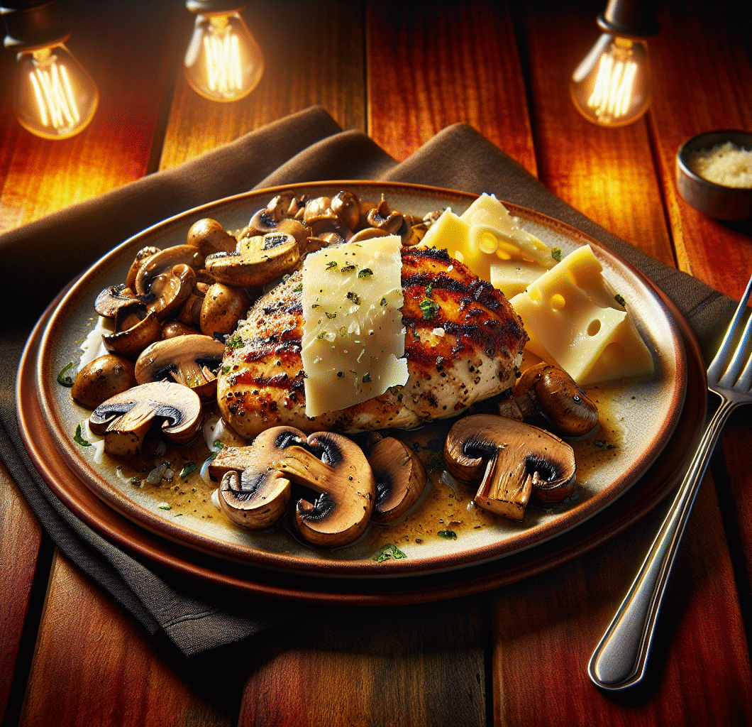 Mushroom Asiago Chicken
