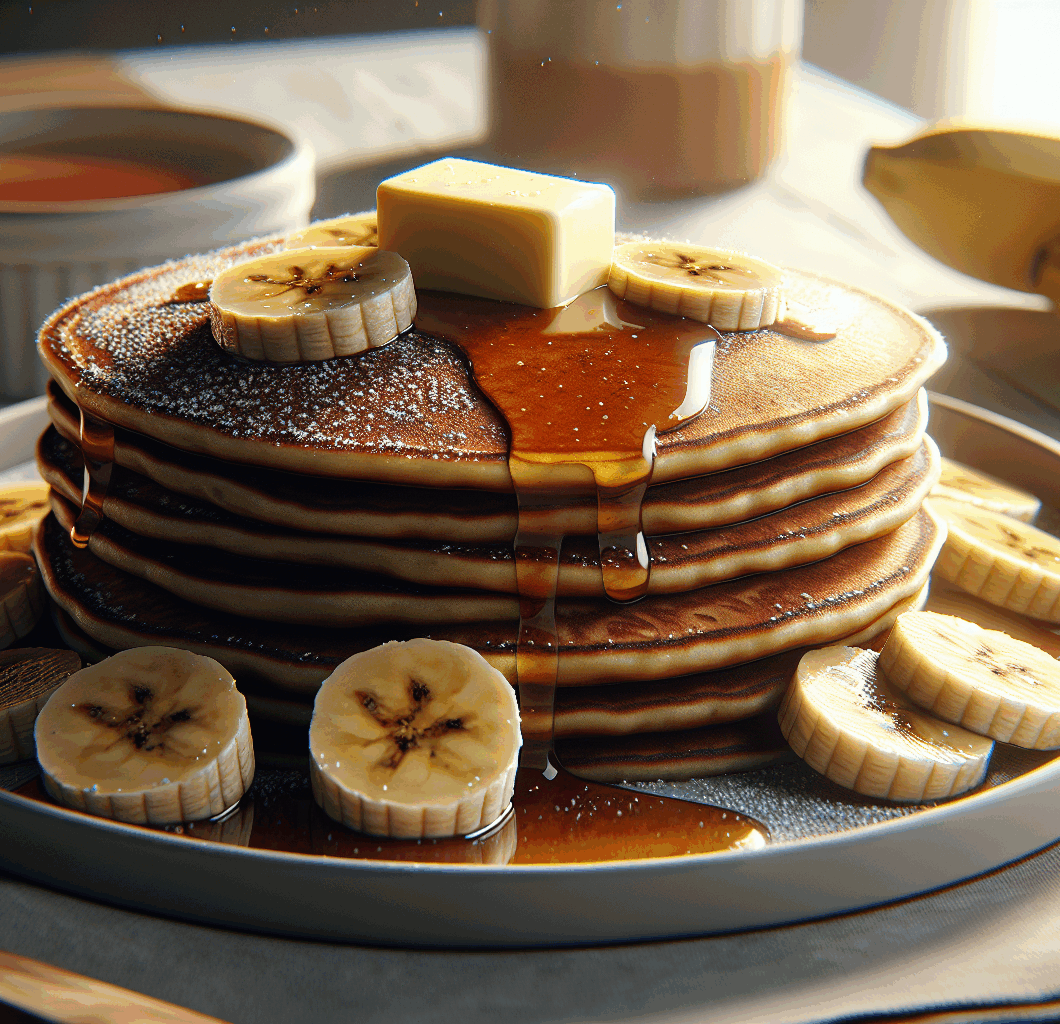 Brown Sugar Banana Pancakes