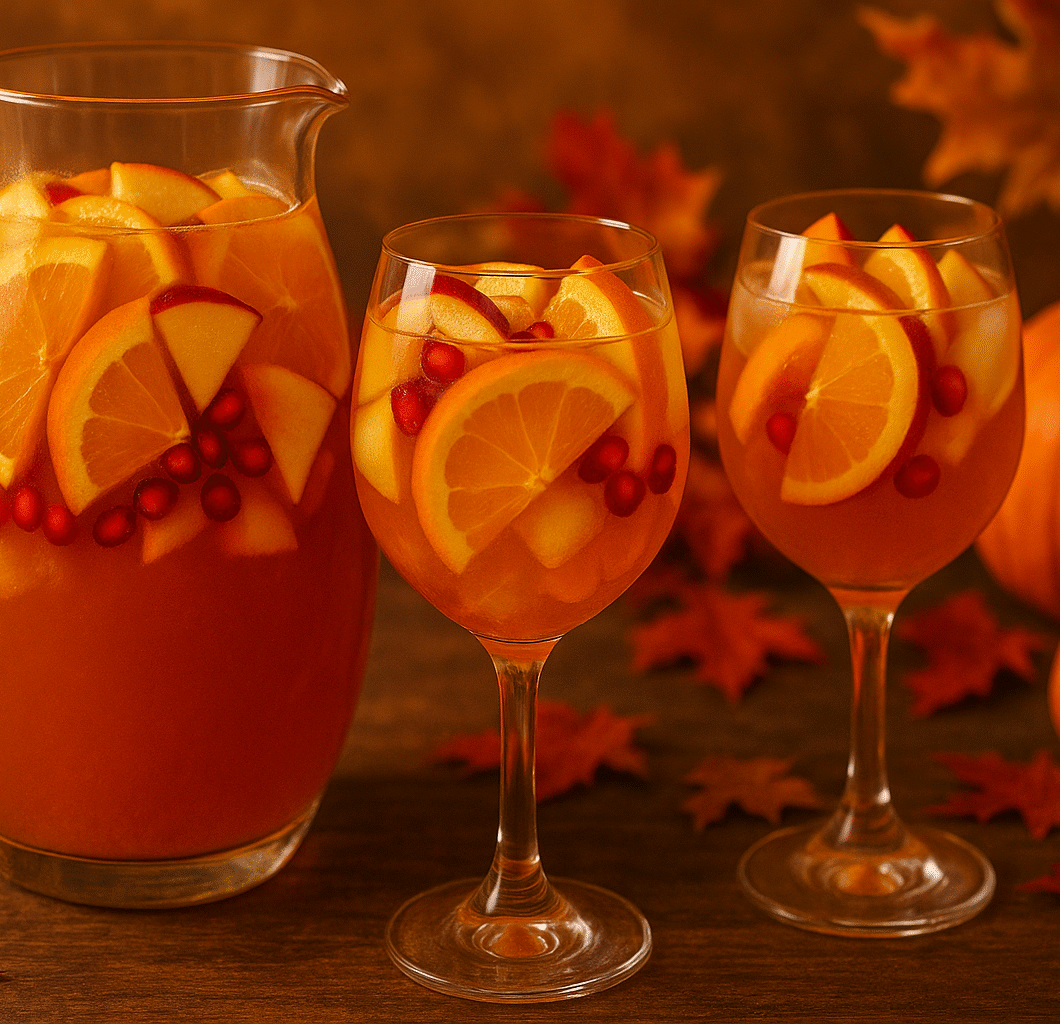 Pumpkin Spice Fireball Sangria