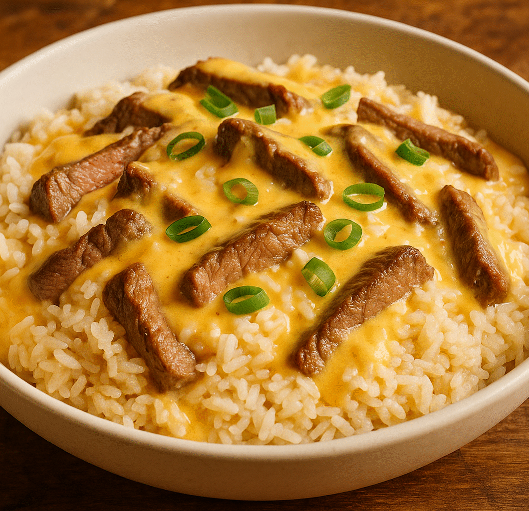 Steak Queso Rice
