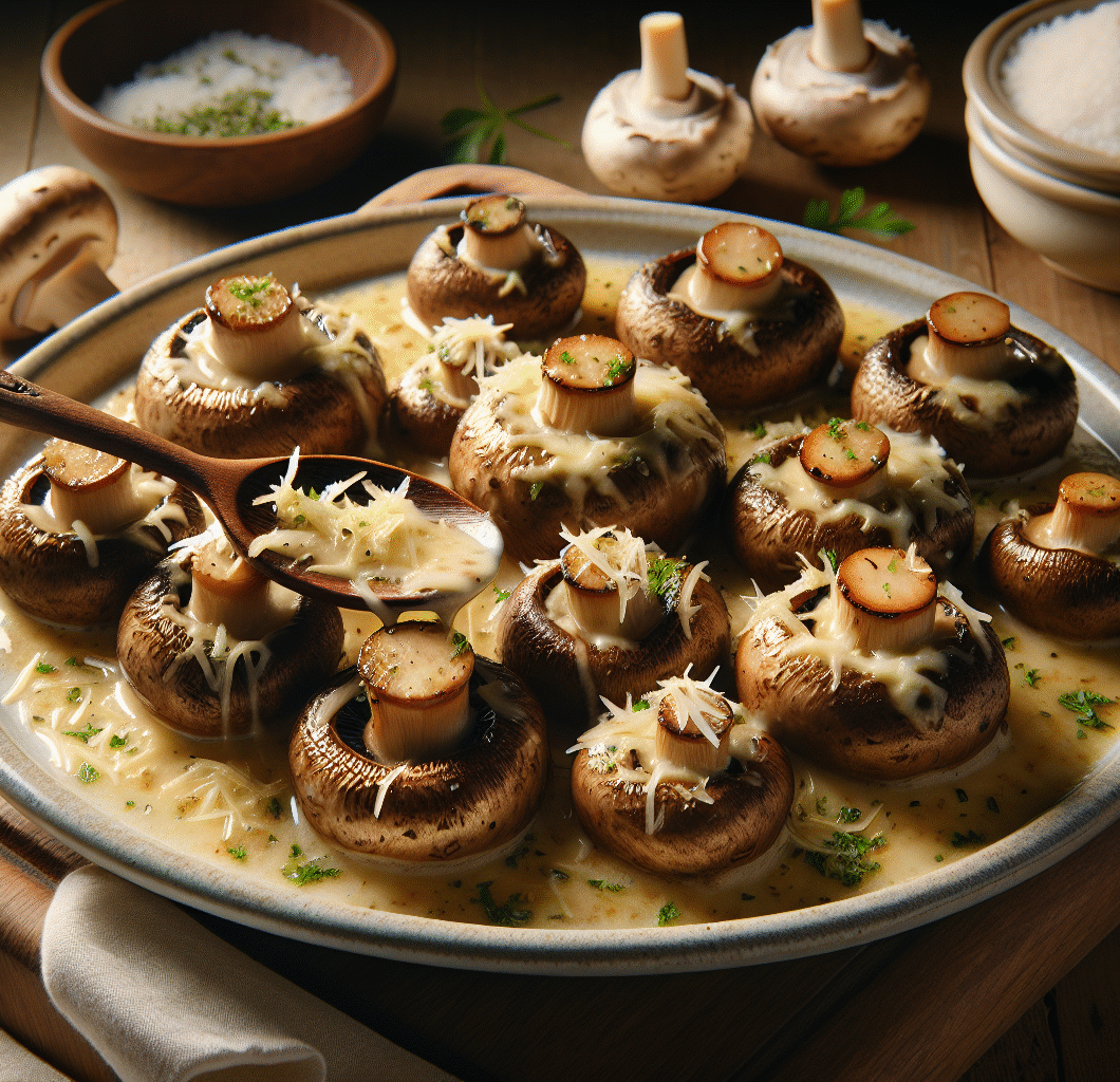 Garlic Parmesan Mushrooms