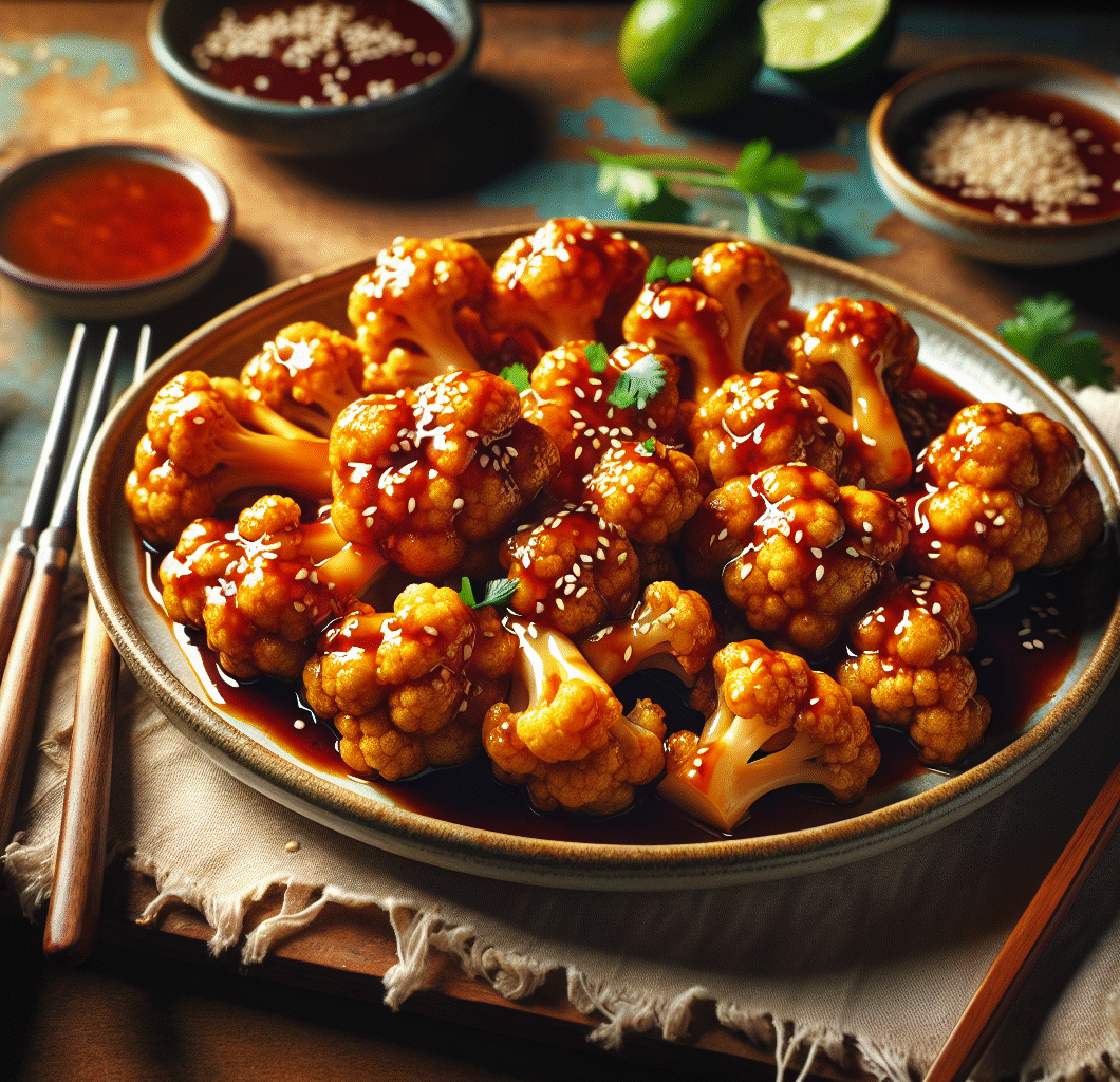 Sticky Korean Cauliflower