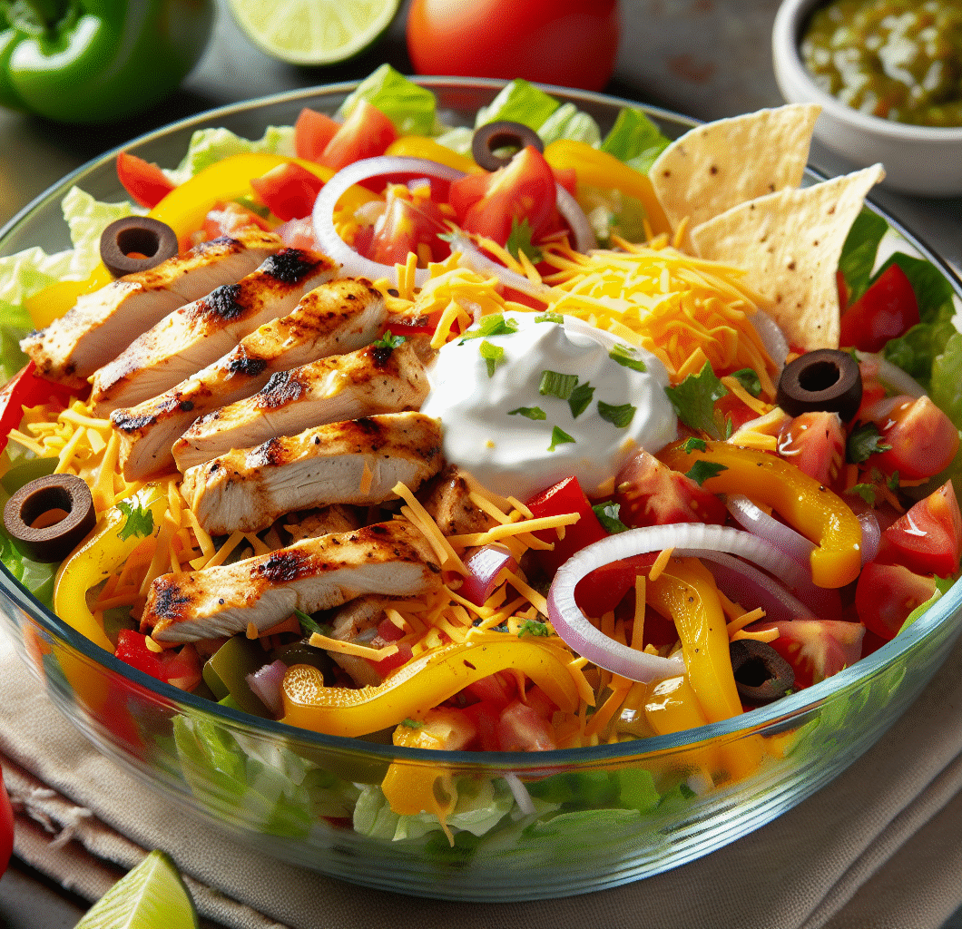 Chicken Fajita Salad