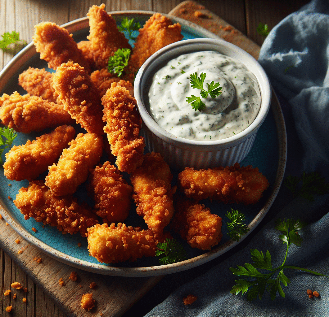 Air Fryer Ranch Crusted Chicken Bites