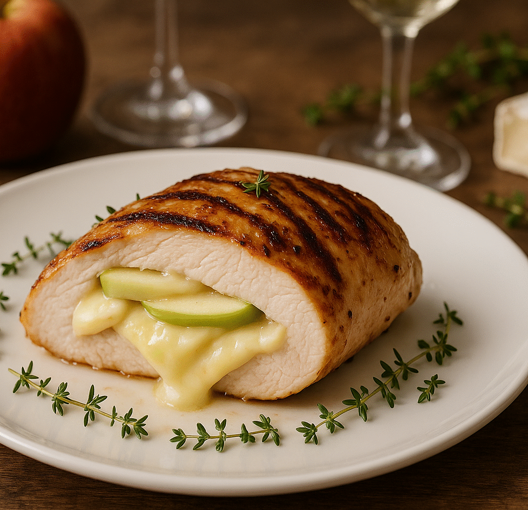 Apple and Brie Stuffed Chicken