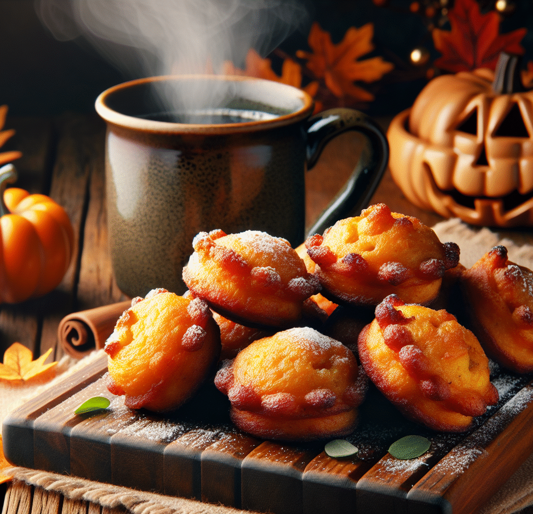 Baked Pumpkin Fritter Bites