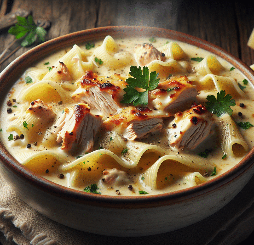 Alfredo Lasagna Soup