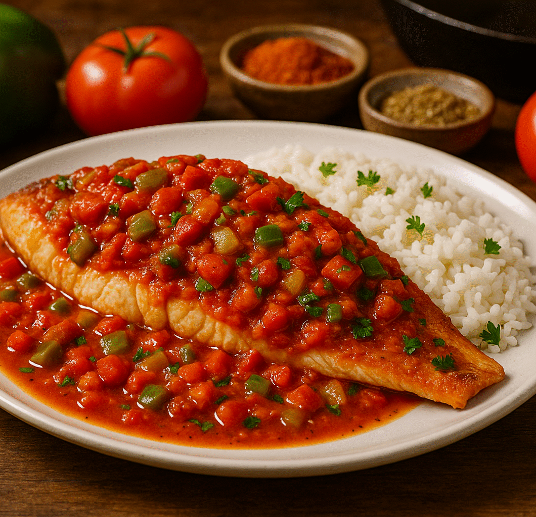Red Snapper with Creole Sauce