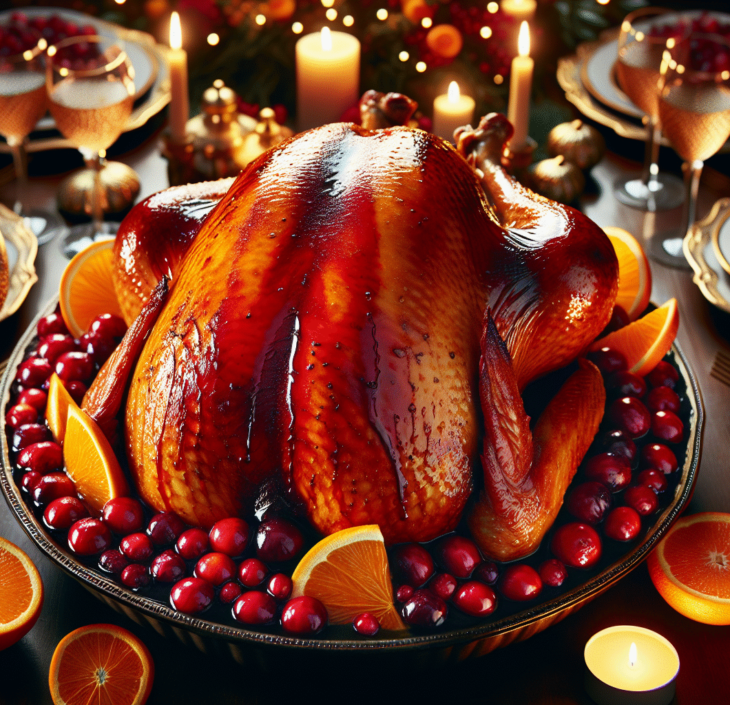 Cranberry Orange Glazed Turkey