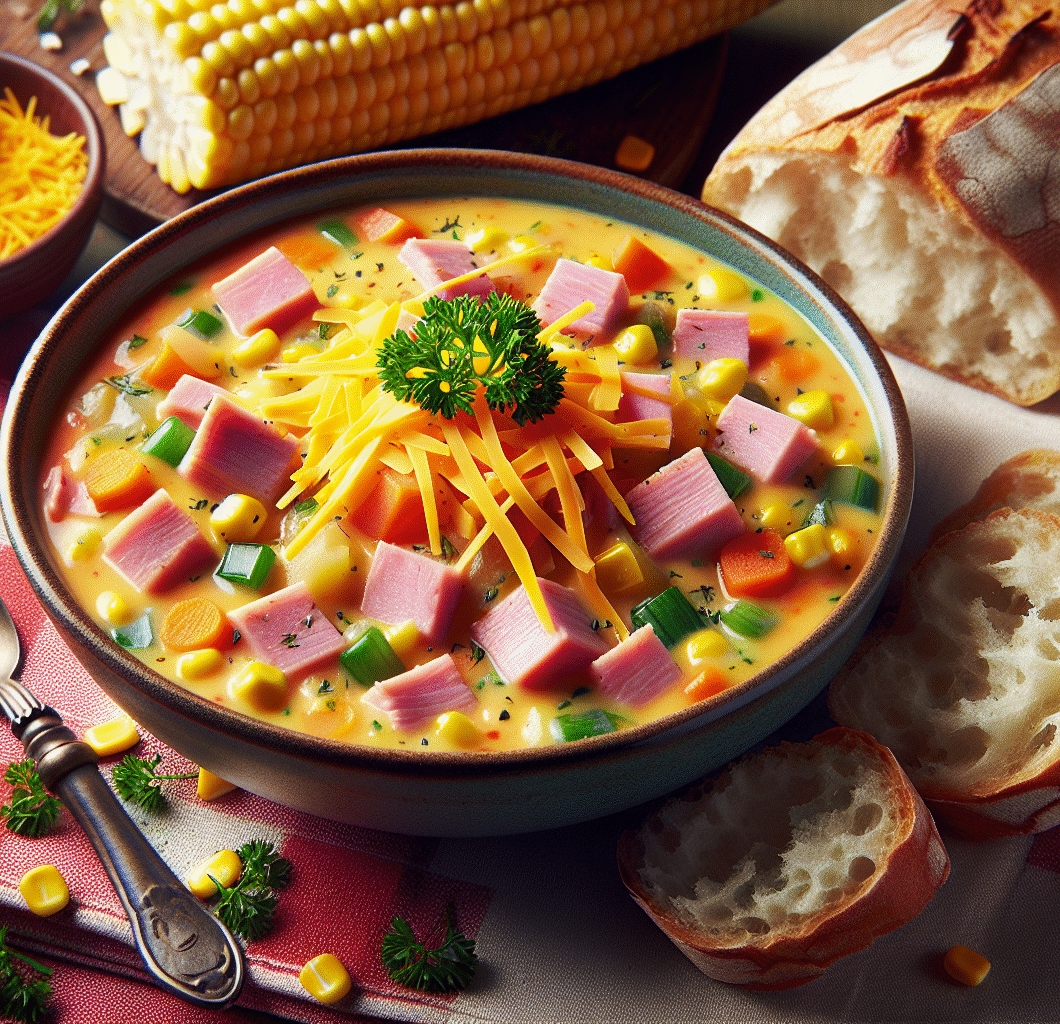 Cheesy Ham Chowder