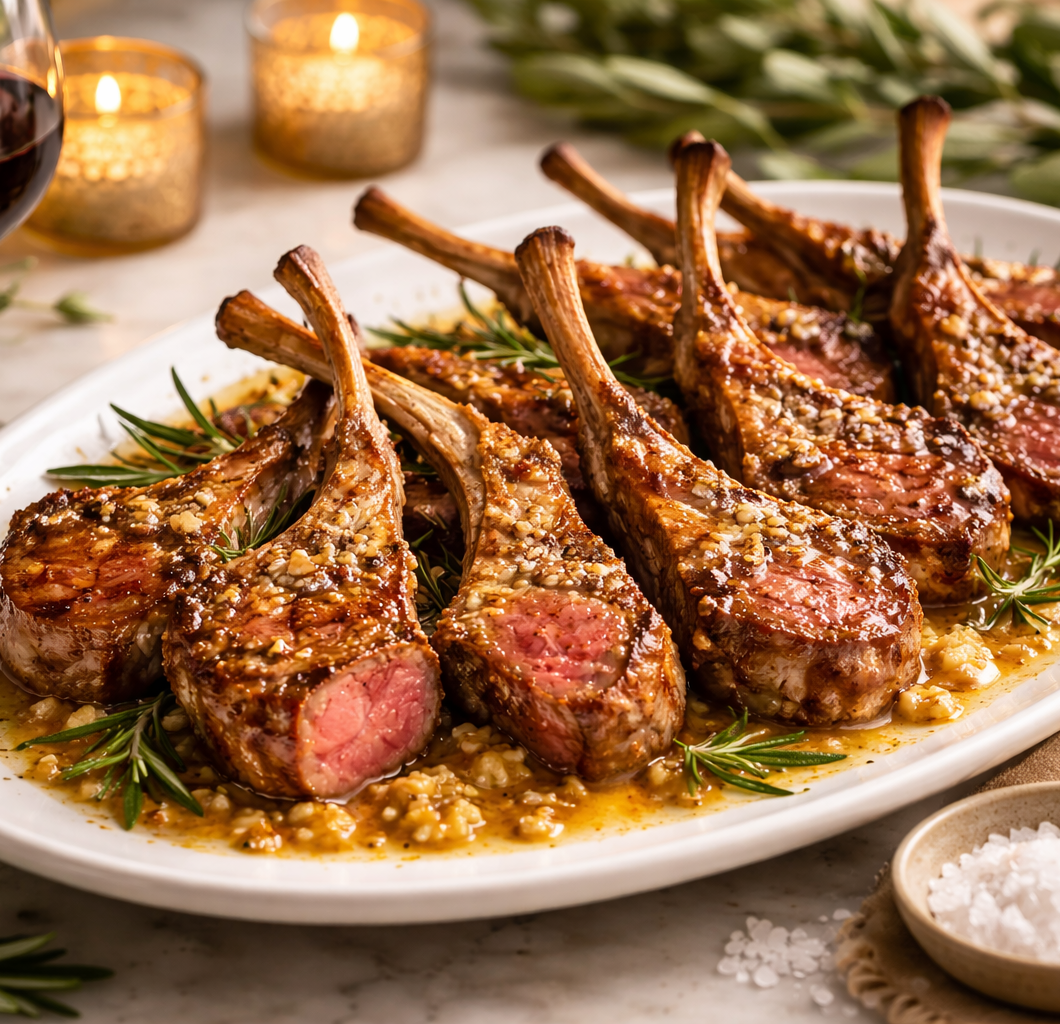 Garlic Butter Lamb Chops