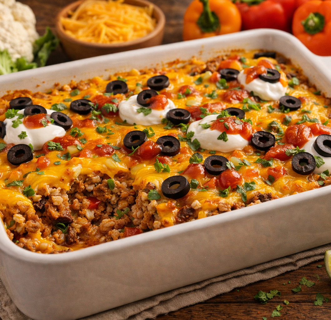 Low Carb Taco Casserole