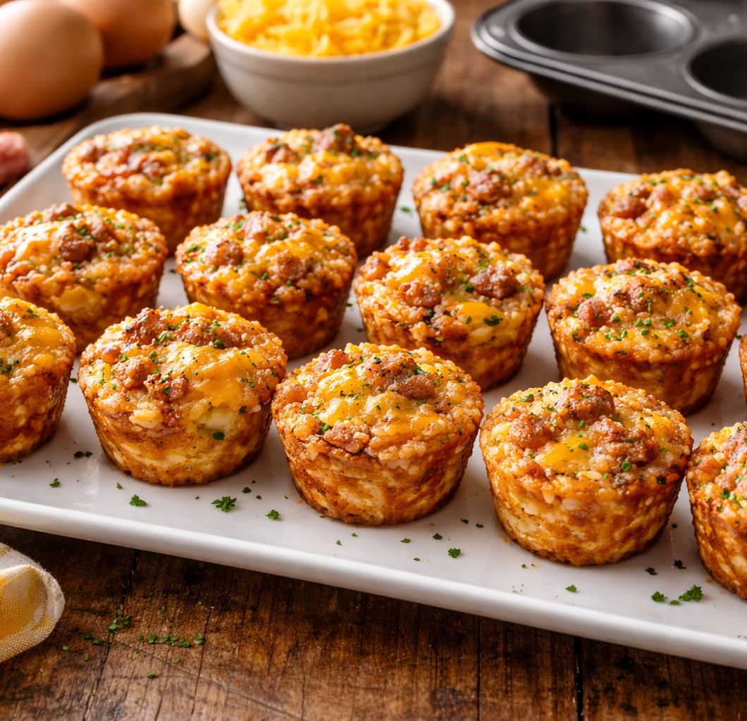 Sausage Hashbrown Bites