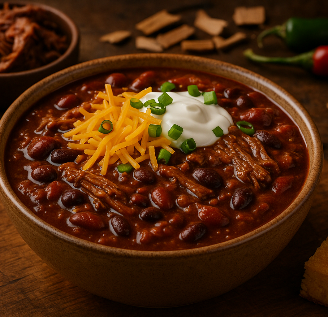 Smoked Pulled Pork Chili