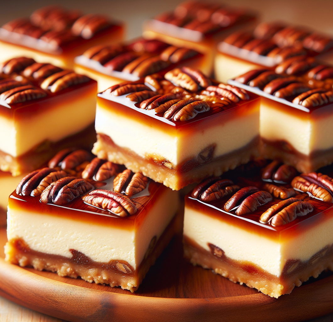 Pecan Pie Cheesecake Bars